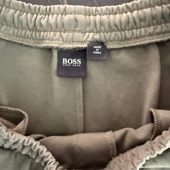 Hugo Boss Halvo Pants Men's Size Large Olive Green Athleisure Slim Fit - Picture 5 of 5